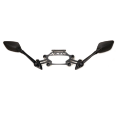 락모터스 오토바이 야마하 XMAX 호환 백미러 세트 키트 사이드미러 300 브라켓세트 거치대, 1개