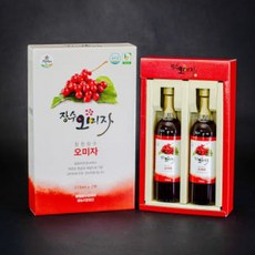 [선물용] 청정장수오미자 오미자청 375ml*2개입/ 오미자 엑기스/ 오미자차, 1개입, 2개