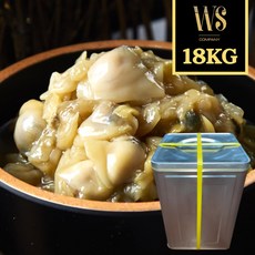 G가성비 조개젓 18kg 캔포장 담백한조개젓갈, 1개