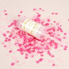 파티짱 플라워샤워 축포 컨페티 축하 소품, 진핑크