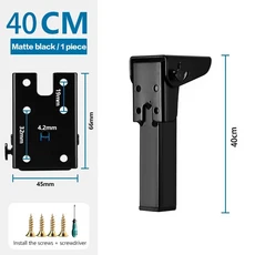 1Pcs 접이식 테이블 피트 금속 다리 지원 컴퓨터 책상 침대 캠핑 삼각대 하드웨어, 08 40cm