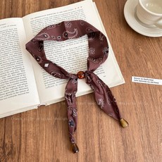 文藝復古絲巾系脖項鍊 女生小眾裝飾領巾配飾 日韓風