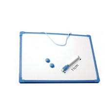 SK 양면 미니 자석 화이트보드 디자인랜덤 20x15cm 골든벨 휴대용 수업도구