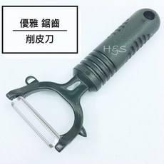 H&S樂購百貨 優雅鋸齒刃削皮刀 台灣製 TL-2282 不鏽鋼 刮皮刀 刨刀 可吊掛 瓜刀 削皮器 龍族 去皮 廚房, 1個