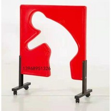 모션 동작 야외 놀이터 장난감 장애물 모형 사람, 레드, 1개