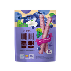 베베쿡 처음먹는 빼빼롱뻥 자색고구마 30g, 블루베리, 3개