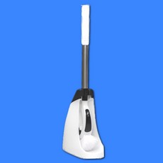 파파리브 커브 스탠드 욕실 변기솔 청소솔, 화이트, 1개