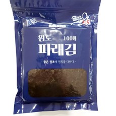 부드러운 완도산 파래향가득 파래김 100매, 180g, 1개