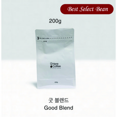 히어커피로스터스 굿블렌딩원두 200g, 1개, 커피메이커