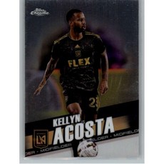 2022 탑스 크롬 MLS 108 켈린 아코스타 LAFC 공식 메이저리그 축구 카드 상태 NM 이상, 2022 탑스 크롬 MLS 108 켈린 아코스타 LAF
