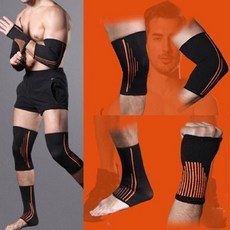 손목 팔꿈치 무릎 발목 관절 헬스 보호대, 1개, 상세페이지 참조