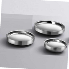 소스접시 스텐 이중 찬기 무광 특대 찬기그릇 찬기종지, 본상품