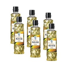 청정원 100% 옥수수씨눈 옥수수유, 6개, 900ml