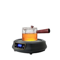 110V美規電陶爐 茶爐 800W 側把壺, 便攜的, 110V美規 - 800W復古黑側把壺