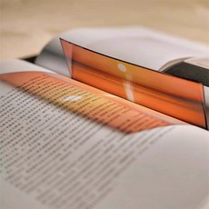 책갈피 북마크 필름 투명 아크릴 반투명책갈피, 2개, 일몰