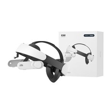 VR 헤드셋 배터리 스트랩 메타퀘스트3/3S 전용 편안한 착용감 H4 boost KIWI design, 1개, QS03B-KR