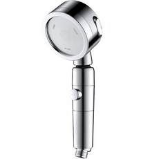 윈프라이스 원터치 3단조절 절수 샤워 헤드, 실버, 1개