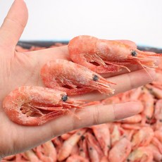 바다받아 자숙새우 찐새우 북쪽 분홍새우, 1박스, 5kg (120/170) (약600~850마리 내외)