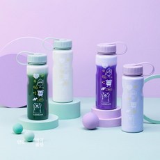 락앤락 스쿨핏 스위치컬러 스테인리스 물병 500ml 어린이물병 보틀, 바이올렛