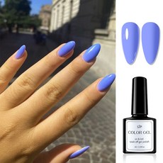 10ml 크리스마스 젤 매니큐어 Y2k 겨울 베이스 코트 비 닦아 탑 매트 매니큐어 핑크 퍼플 브라운 화이트 블랙 네일, light blue, 1개