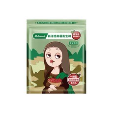 後宮 抑菌衛生棉護墊 日用夜用涼感超涼感 蔓越莓呵護 娘娘駕到, 1個, 蔓越莓-一般型24.5cm/8片