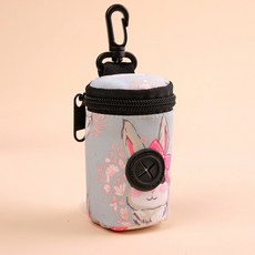 플린트 휴대용 강아지 배변봉투 홀더 야외 훈련용 배변 봉투 산책 및 하이킹용 편리하고 튼튼한 쓰레기봉투, 6