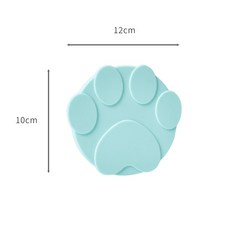 Capoo 腳掌罐頭蓋 寵物罐頭蓋 保鮮矽膠蓋 密封蓋 通用保鮮蓋 三合一矽膠用品 罐頭蓋子毛掌櫃寵物店, 蓋子 淺荷綠, 1個