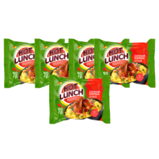 핫런치 누들 치킨향 Hot Lunch with chicken flavor 90g, 5개