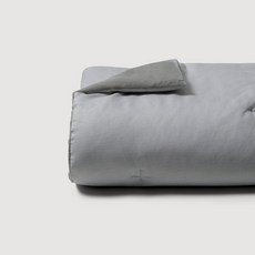 JAJU 소프트 극세사 피치스킨 차렵이불_SS_그레이 443329