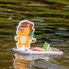 고무줄 프로펠러 가벼운 고무 동력 EVA 보트 만들기 키트 어린이집만들기 어린이DIY, 사자, 1개