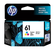 HP 61 彩色墨水匣，原廠品質保證，色彩鮮明，適用多款HP印表機, 1個