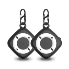 [2팩] Tile Mate 2022 트래커용 실리콘 케이스 키체인 포함 타일 메이트 홀더용 방수 풀 바디 보호 커버 타일 메이트용 분실 방지 숨겨진 풀 커버(블랙 & 블루