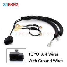 에어혼 화물차 크락션 플매트 카펫 매트 러그 4 와이어 골판지 튜브 전용 달팽이 남성 소켓 변환 자동차 자동 스피커 단일 수리 이중, [10] Volkswagen Adapter