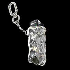 液態金屬打火機殼 消光霧面 時尚開車個性打火機殼, 1個, 融化液態金屬版, 融化液態金屬版