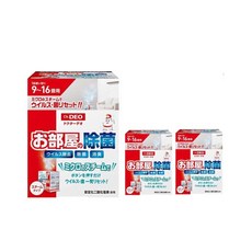 닥터 데오 스팀 방 살균 DSD34 9-16 다다미 55G 3개 세트 덤불, 상세페이지 참조