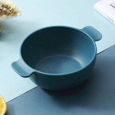寶寶輔食碗 可愛家用嬰兒防摔防燙碗 幼兒園兒童餐具耐高溫, 兒童碗【深藍】,一個裝, 1個