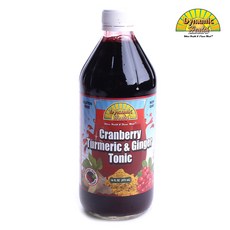 Dynamic Health Laboratories 蔓越莓薑黃生薑汁, 473ml, 1瓶