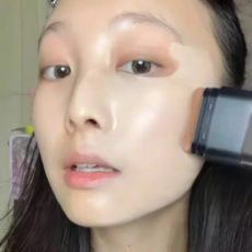 수분감 듀얼 헤드 파운데이션 스틱 스틱 파운데이션 세럼 파운데이션 기미 잡티 강력한 커버 파운데이션 여성 비비크림, 내추럴 베이지, 1개