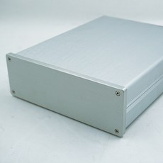 184全鋁功放電源DIY機殼 膽機前級唱放機箱外殼 解碼器機箱, 1個, 空白無孔 備註後板款式