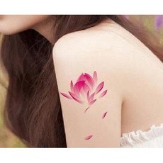 X系列花瓣X-132【WAWA TATTOO】防水紋身貼紙微刺青貼紙, 1個