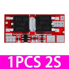 1~10PCS Bms 1S 10A 25A 리튬 이온 Lipo 배터리 보호 회로 기판 모듈 Pcb, 12 2s 1PCS
