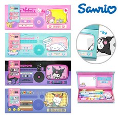 산리오 최애 포카 체인지 케이스 4개, 1세트, 혼합색상