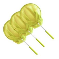 고운물 스테인레스 접이식 대형 곤충뜰채 노랑, 5개입