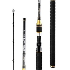 立萊 BLACK HAWK 硬調 路亞竿, 2.18米船竿直槍一體(單桿)