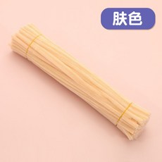 百貨大倉‹手工扭扭棒› 超密絨DIY毛絨條，兒童益智玩具手工材料，創意花束毛條毛根, 膚色1捆（約100根）【加密款】, 1個