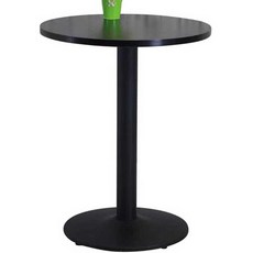 원형테이블 600 인테리어 라운드 탁자 티 카페 호텔 60cm 화이트(화이트 받침), 60cm 블랙 엠보(블랙 무광 받침)