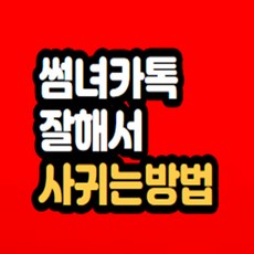 썸녀카톡 잘해서 사귀는방법