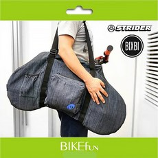 Outer country 滑步車攜車袋 牛仔布耐髒抗磨 可支援 BIXBI STRIDER, 1個