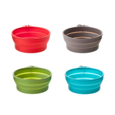 토탈하우스 실리만 실리콘 접이식 휴대용기 WSK415 폴딩식기, 회색, 1개