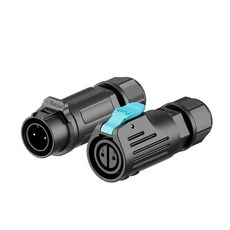 EW-LP12 산업용 방수 용접 와이어 M12 커넥터 2 3 4 5 6 7 8핀 항공용 암수 플러그 소켓 패널 마운트, [07] 6pin